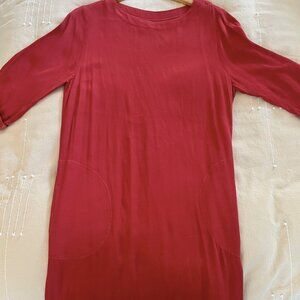 Holding Horses Red Midi Dress from Anthropologie